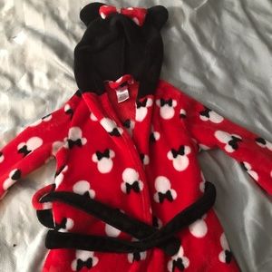 Kids Minnie Mouse robe